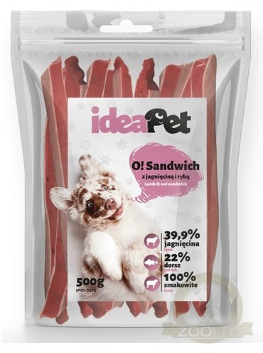 IdeaPet Sandwich z jagnięciną i rybą 500g IdeaPet Sandwich z jagnięciną i rybą 500g