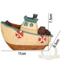 Kruger Meier Fishing Boat - Statek do akwarium 11x6.5x7.5 cm