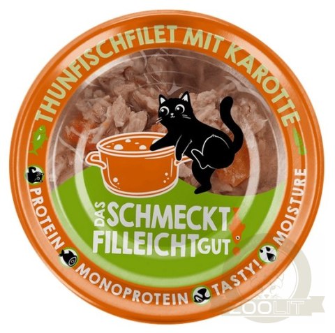 Lucky Lou Extrafood Tuńczyk i marchewka w bulionie puszka 70g Lucky Lou Extrafood Tuńczyk i marchewka w bulionie puszka 70g