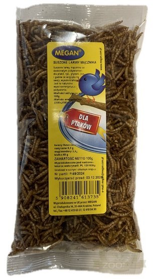 Megan Suszone larwy mącznika 100g