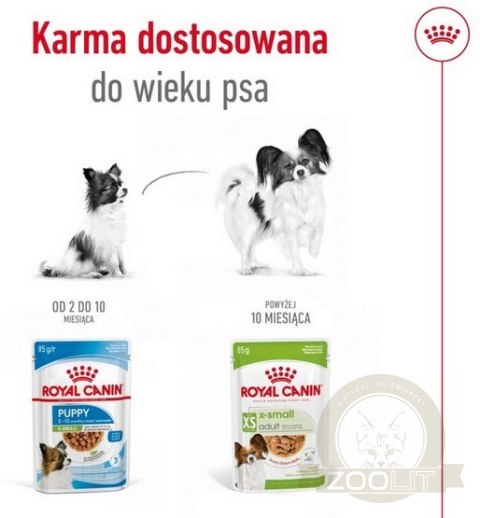 Royal Canin X-Small Adult w sosie saszetka 85g Royal Canin X-Small Adult w sosie saszetka 85g