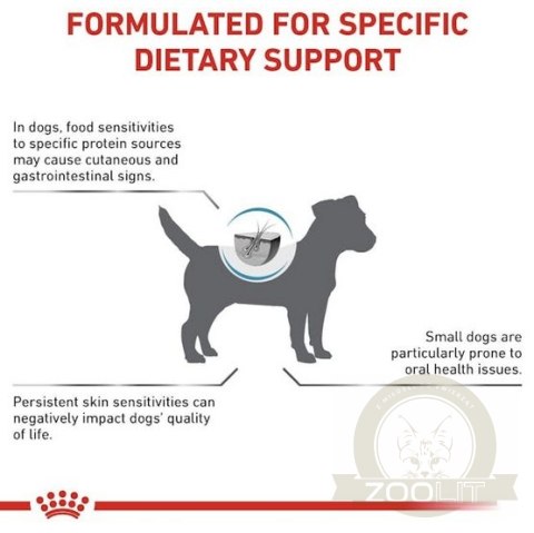 Royal Canin Veterinary Diet Canine Anallergenic Small 1,5kg Royal Canin Veterinary Diet Canine Anallergenic Small 1,5kg