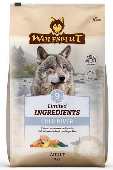Wolfsblut Dog Limited Ingredients Cold River - pstrąg i bataty 9kg Wolfsblut Dog Limited Ingredients Cold River - pstrąg i bataty 9kg