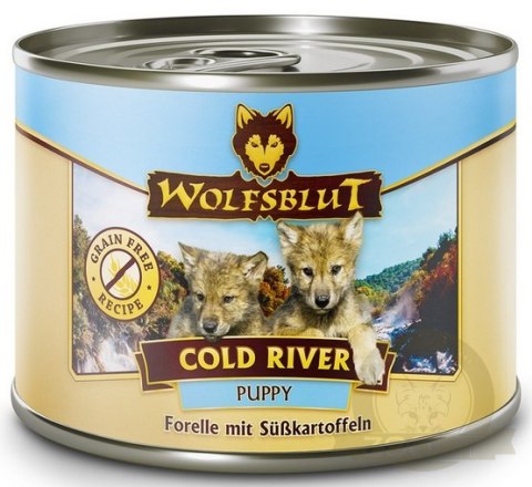 Wolfsblut Dog Puppy Cold River - pstrąg i bataty puszka 200g Wolfsblut Dog Puppy Cold River - pstrąg i bataty puszka 200g