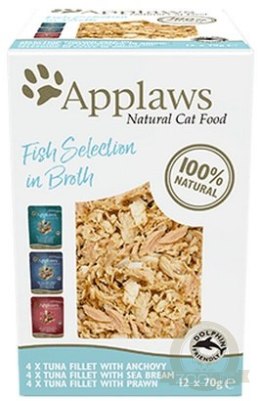 Applaws saszetki dla kota Fish Selection Multi Pack 12x70g