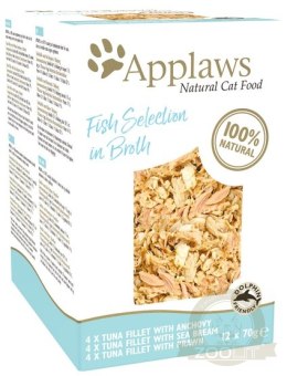 Applaws saszetki dla kota Fish Selection Multi Pack 12x70g