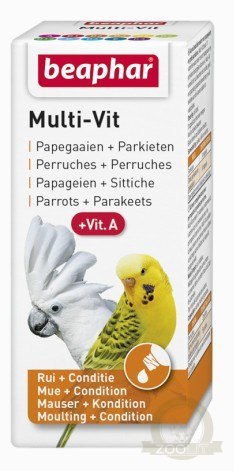 Beaphar Multi-Vit For Parrots - witaminy dla papug 20ml