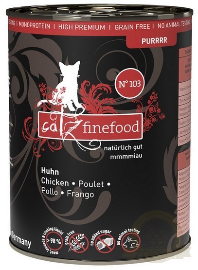 Catz Finefood Purrrr N.103 Drób puszka 400g Catz Finefood Purrrr N.103 Drób puszka 400g