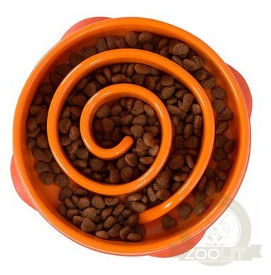 Outward Hound Fun Feeder Mini Miska spowalniająca pomarańczowa [51004]