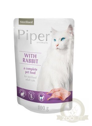 Piper Kot Sterilised Królik saszetka 100g Piper Kot Sterilised Królik saszetka 100g