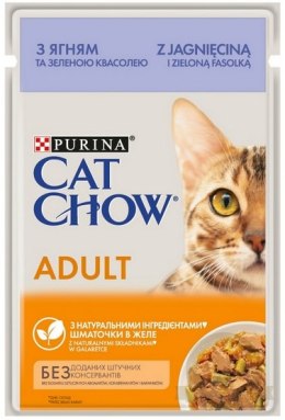 Purina Cat Chow Jagnięcina i zielona fasolka saszetka 85g