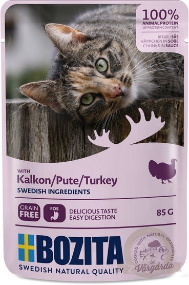 Bozita Cat Indyk w sosie saszetka 85g Bozita Cat Indyk w sosie saszetka 85g