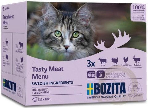 Bozita Cat Multibox z mięsem w sosie saszetki 12x85g Bozita Cat Multibox z mięsem w sosie saszetki 12x85g
