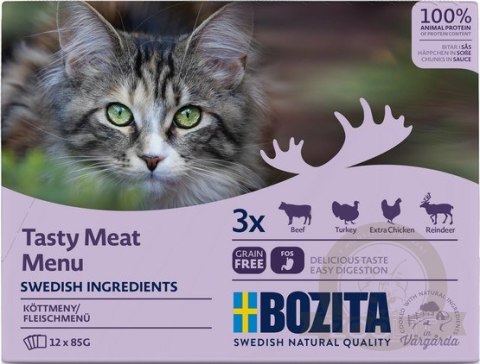Bozita Cat Multibox z mięsem w sosie saszetki 12x85g Bozita Cat Multibox z mięsem w sosie saszetki 12x85g