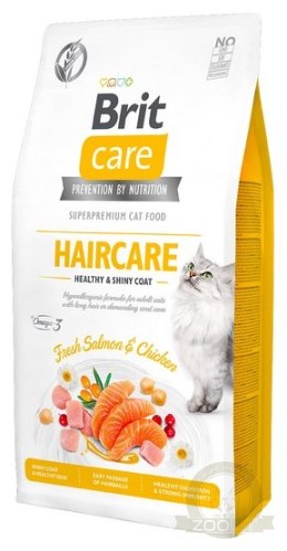 Brit Care Cat Grain Free Haircare Healthy & Shiny Coat 7kg