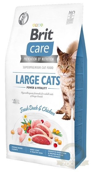 Brit Care Cat Grain Free Large Cats Power & Vitality 2kg Brit Care Cat Grain Free Large Cats Power & Vitality 2kg