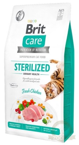 Brit Care Cat Grain Free Sterilized Urinary Health 2kg