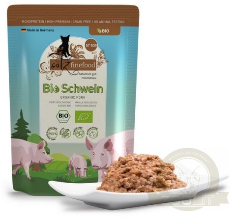 Catz Finefood Bio N.509 Wieprzowina saszetka 85g Catz Finefood Bio N.509 Wieprzowina saszetka 85g