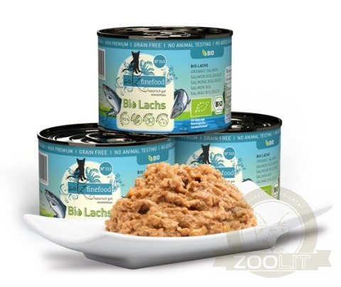 Catz Finefood Bio N.513 Łosoś puszka 200g Catz Finefood Bio N.513 Łosoś puszka 200g