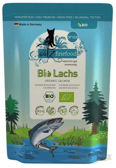 Catz Finefood Bio N.513 Łosoś saszetka 85g Catz Finefood Bio N.513 Łosoś saszetka 85g
