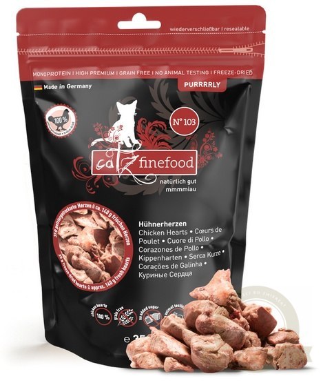 Catz Finefood Purrrrly N.103 Serca kurczaka 35g Catz Finefood Purrrrly N.103 Serca kurczaka 35g