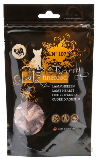 Catz Finefood Purrrrly N.107 Serca jagnięce 35g Catz Finefood Purrrrly N.107 Serca jagnięce 35g