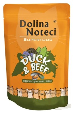 Dolina Noteci Superfood Kot Kaczka i wołowina saszetka 85g