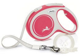 Flexi New Comfort Smycz taśma M 5m czerwona [FL-3622]