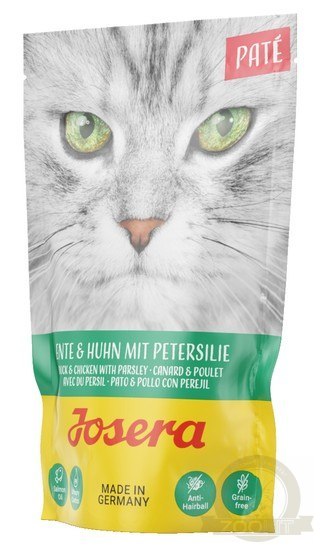 Josera Pasztet Kaczka & kurczak z pietruszką saszetka 85g Josera Pasztet Kaczka & kurczak z pietruszką saszetka 85g