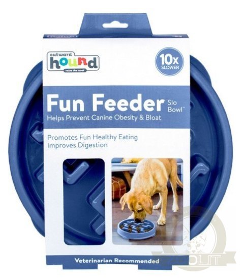 Outward Hound Fun Feeder Miska spowalniająca niebieska [67831]