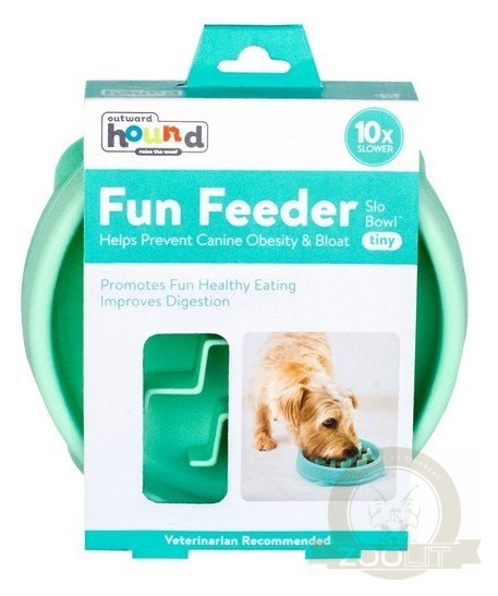 Outward Hound Fun Feeder Tiny (XS) Miska spowalniająca miętowa [67829]