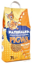 Pigwa drzewna - podściółka dla kotów i gryzoni - żwirek drewniany 7L