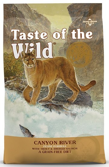 Taste of the Wild Canyon River Feline z pstrągiem i łososiem 6,6kg Taste of the Wild Canyon River Feline z pstrągiem i łososiem 6,6kg