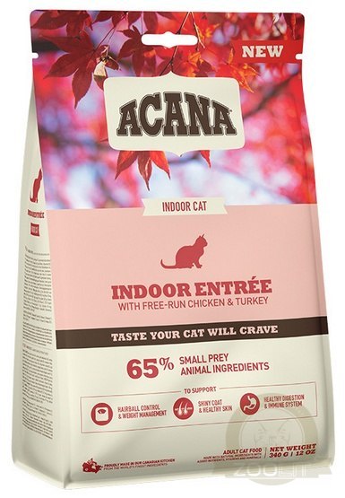 Acana Indoor Entree Cat & Kitten 340g Acana Indoor Entree Cat & Kitten 340g