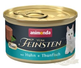 Animonda vom Feinsten Cat Adult Mus Kurczak + Tuńczyk puszka 85g