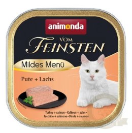 Animonda vom Feinsten Mildes Menu z Indykiem i Łososiem tacka 100g