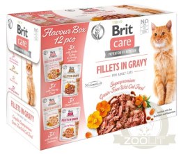 Brit Care Cat Fillets In Gravy Flavour Box saszetki 12x85g