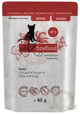 Catz Finefood Classic Senior N.03 Kurczak saszetka 85g