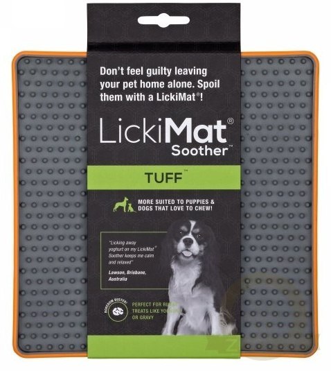 LickiMat Soother Deluxe/Tuff Jeżyk twardy pomarańczowy LickiMat Soother Deluxe/Tuff Jeżyk twardy pomarańczowy