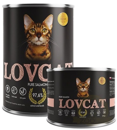 Lovcat Pure Salmon puszka 375g Lovcat Pure Salmon puszka 375g