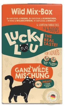 Lucky Lou Lifestage Adult Wild Mix-Box saszetki 6x125g
