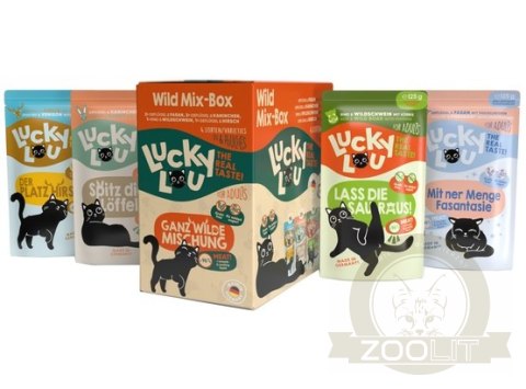 Lucky Lou Lifestage Adult Wild Mix-Box saszetki 6x125g Lucky Lou Lifestage Adult Wild Mix-Box saszetki 6x125g