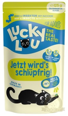 Lucky Lou Lifestage Adult Wołowina i owady saszetka 125g