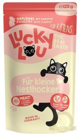 Lucky Lou Lifestage Kitten Drób saszetka 125g