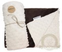 MIMIKO Pets Kocyk Minky-Dot 100x75cm jasny beż / brąz