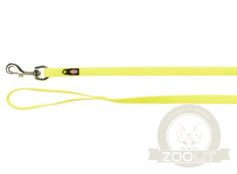 Trixie Easy Life Smycz do tropienia M-L 5m/13mm odblaskowa żółty neonowy [20725]