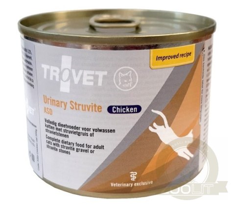 Trovet ASD Urinary Struvite dla kota kurczak puszka 200g Trovet ASD Urinary Struvite dla kota kurczak puszka 200g
