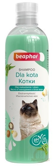 Beaphar Szampon z olejkiem makadamia dla kota 250ml Beaphar Szampon z olejkiem makadamia dla kota 250ml