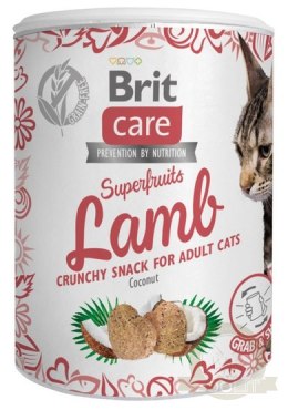Brit Care Cat Snack Superfruits Lamb 100g