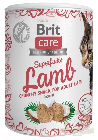 Brit Care Cat Snack Superfruits Lamb 100g Brit Care Cat Snack Superfruits Lamb 100g